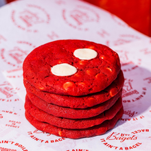 Load image into Gallery viewer, Red Velvet &amp; Belgian White Chocolate Cookie
