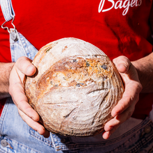 Load image into Gallery viewer, Olive &amp; Rosemary Sourdough Boule - 2 DAYS NOTICE REQ&#39;D
