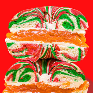 Christmas Bagels (avail. Fri - Mon, December only!)