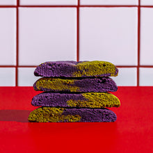 Load image into Gallery viewer, Ube &amp; Matcha Marbled Cookies 2Pac
